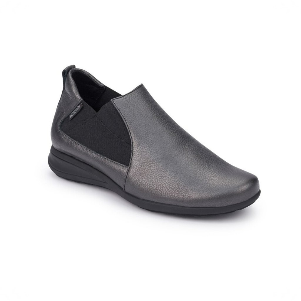 $330 Mephisto Nellie Slip-On Shoes Comfort Leater Chelsea Graphite Black 9 (Tb16